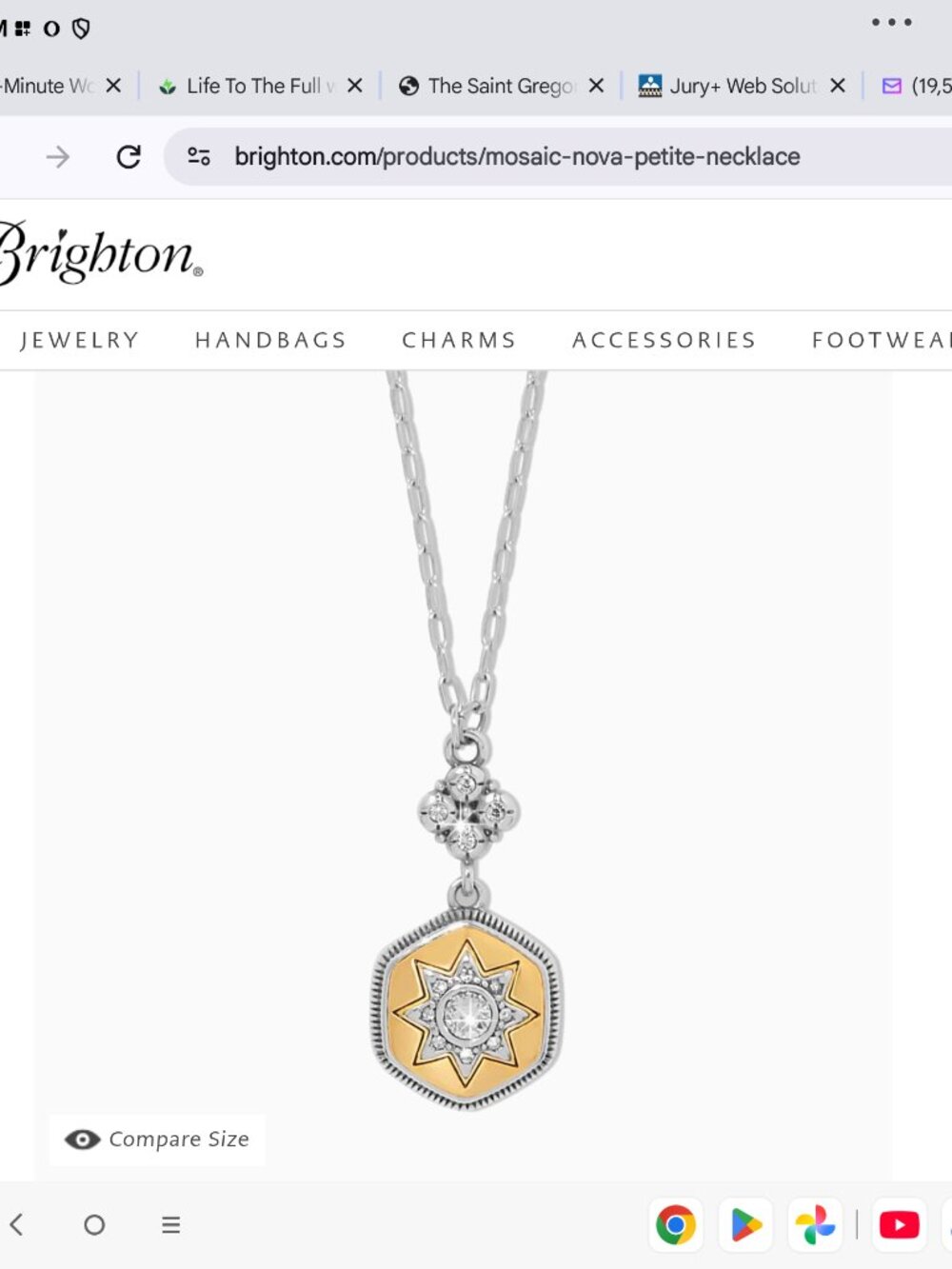 Brighton Mosaic Nova Petite necklace